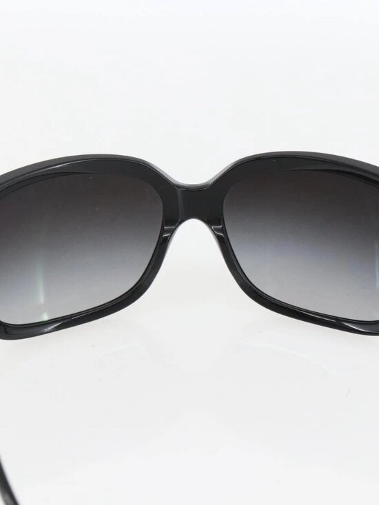 CHANEL Ribbon COCO Mark Sunglasses plastic Black 5171 CC Auth 161697 main image 7